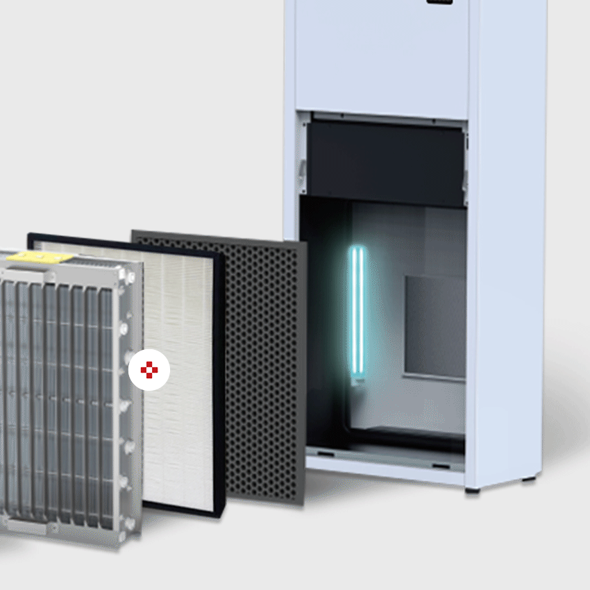 Integrated air purification technology