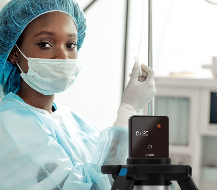 Smart operating system
360-degree all-around sterilization