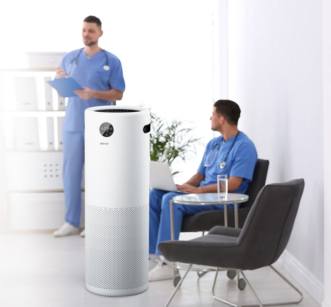 Safely purify and disinfect indoor air in human presence